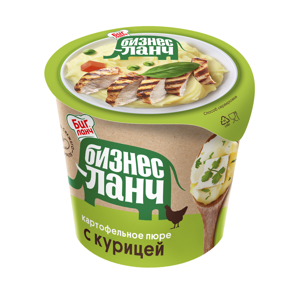 Картофельное пюре с курицей Бизнес-Ланч